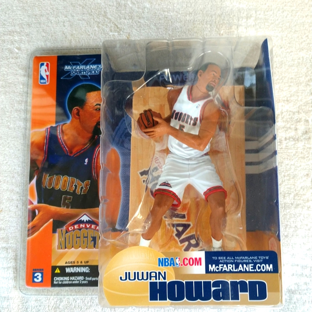 McFarlane Juwan Howard NBA Series 5 Denver Nuggets Variant Sports Figure 2003